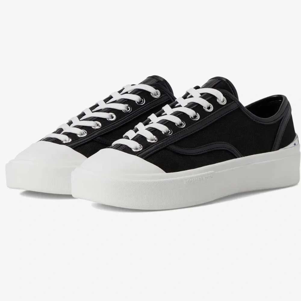 MICHAEL KORS JUDE LACE UP BLACK RETRO Y2K SNEAKERS SIZE 7.5